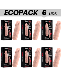 ECOPACK 6 UDS - VIRILXL EXTENSION DE PENE LIQUID SILICONE V5 NATURAL