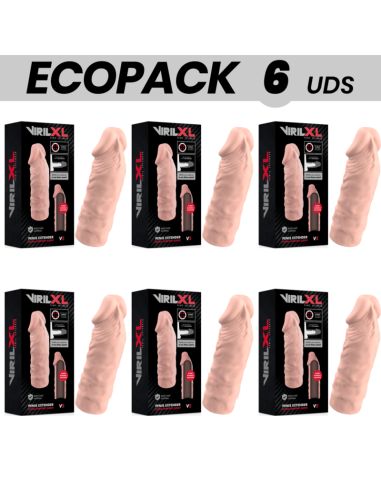 ECOPACK 6 UDS - VIRILXL EXTENSION DE PENE LIQUID SILICONE V5 NATURAL