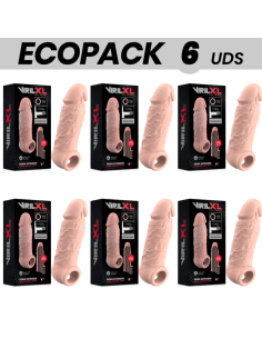 ECOPACK 6 UDS - VIRILXL EXTENSION DE PENE LIQUID SILICONE V7 NATURAL