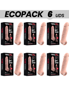 ECOPACK 6 UDS - VIRILXL EXTENSION DE PENE LIQUID SILICONE V9 NATURAL