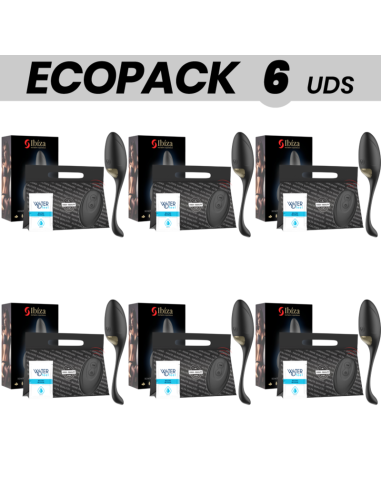 ECOPACK 6 UDS - IBIZA POTENTE HUEVO VIBRADOR CONTROL REMOTO