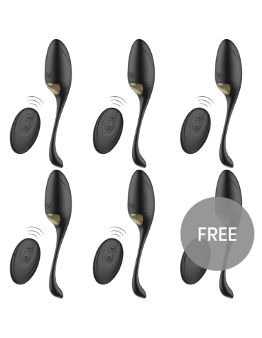 ECOPACK 6 UDS - IBIZA POTENTE HUEVO VIBRADOR CONTROL REMOTO