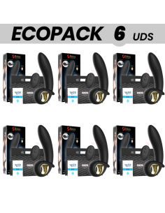 ECOPACK 6 UDS - IBIZA POTENTE VIBRADOR HINCHABLE ANAL-VAGINAL CONTROL REMOTO
