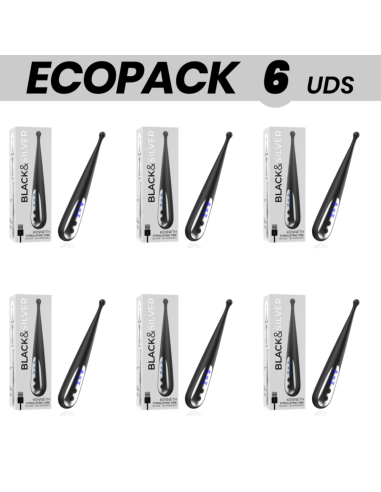 ECOPACK 6 UDS - BLACKandSILVER KENNETH STIMULATING VIBE
