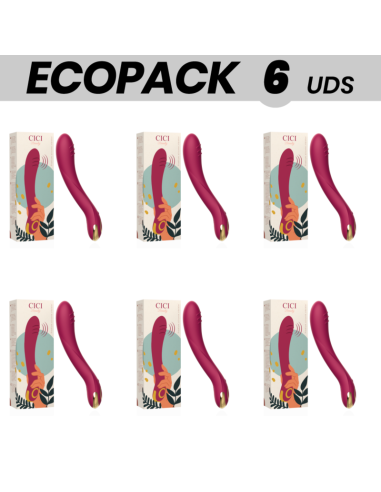 ECOPACK 6 UDS - CICI BEAUTY PREMIUM SILICONE G-SPOT VIBRATOR