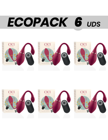 ECOPACK 6 UDS - CICI BEAUTY PREMIUM SILICONE EGG VIBRATOR REMOTE CONTROL