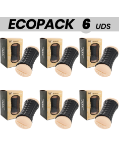 ECOPACK 6 UDS - WOMANVIBE MASTURBADOR DOBLE GUMY