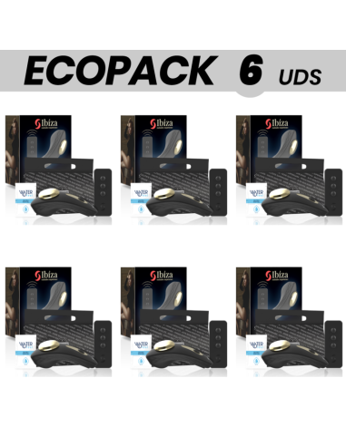 ECOPACK 6 UDS - IBIZA PANTIE VIBRADOR CONTROL REMOTO SILICONA