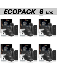 ECOPACK 6 UDS - IBIZA MASAJEADOR ANAL CONTROL REMOTO 11 x 4 CM