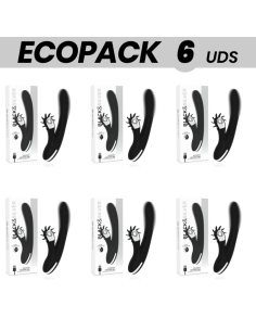 ECOPACK 6 UDS - BLACKandSILVER BUNNY JOHNNY VIBRATING VIBE