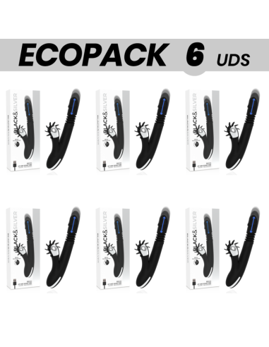 ECOPACK 6 UDS - BLACKandSILVER BUNNY REED UP and DOWN VIBE