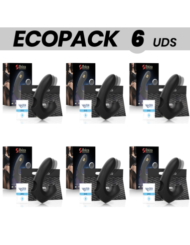 ECOPACK 6 UDS - IBIZA POTENTE DEDAL VIBRADOR MS SUCCIONADOR