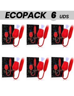 ECOPACK 6 UDS - MIA AMALFI DOBLE PLEASURE SUCCIONADOR UP AND DOWN