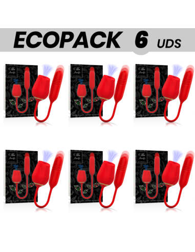 ECOPACK 6 UDS - MIA AMALFI DOBLE PLEASURE SUCCIONADOR UP AND DOWN