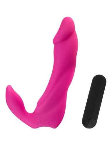 ALIVE - BIFUN PRO DILDO VIBRADOR ROSA 14.9 CM