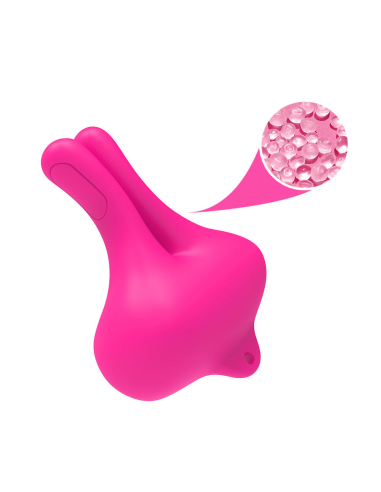 ARMONY - PINZAS PARA PEZONES MAGNÉTICA CON VIBRACIÓN FORMA CONEJO ROSA
