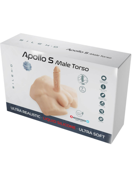 SILEXD - APOLLO S TORSO BAJO REALÍSTICO MASCULINO