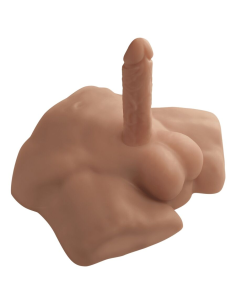 SILEXD - APOLLO S TORSO BAJO REALÍSTICO MASCULINO CARAMELO