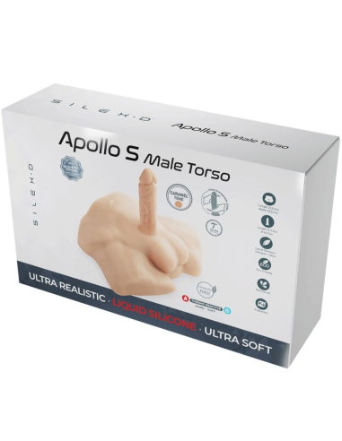 SILEXD - APOLLO S TORSO BAJO REALÍSTICO MASCULINO CARAMELO