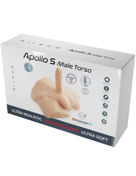 SILEXD - APOLLO S TORSO BAJO REALÍSTICO MASCULINO CARAMELO
