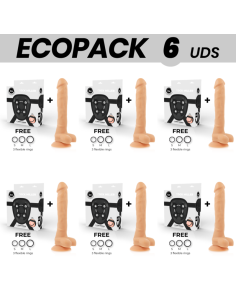 ECOPACK 6 UDS - COCK MILLER ARNES SILICONA DENSITY ARTICULABLE COCKSIL 24 CM