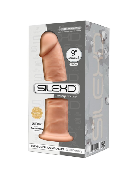 SILEXD - MODELO 2 PENE REALÍSTICO SILICONA PREMIUM SILEXPAN 23 CM