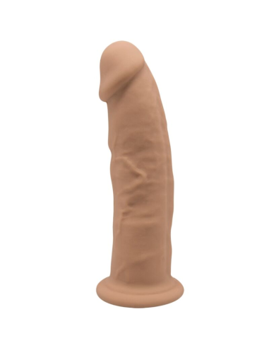 SILEXD - MODELO 2 PENE REALÍSTICO SILICONA PREMIUM SILEXPAN CARAMELO 19 CM