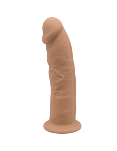 SILEXD - MODELO 2 PENE REALÍSTICO SILICONA PREMIUM SILEXPAN CARAMELO 15.4 CM