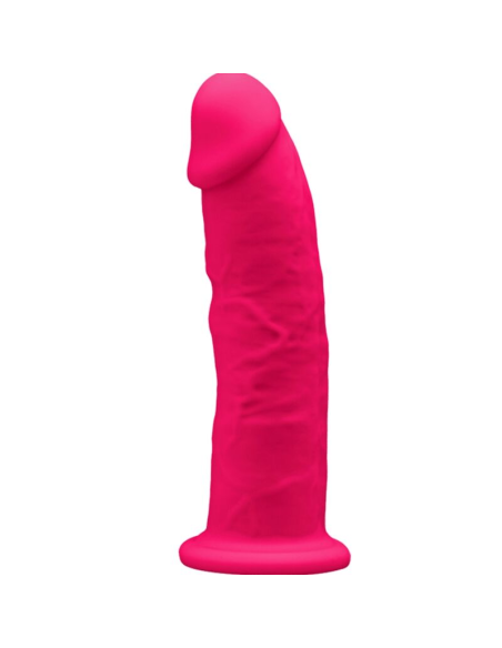 SILEXD - MODELO 2 PENE REALÍSTICO SILICONA PREMIUM SILEXPAN FUCSIA 15 CM