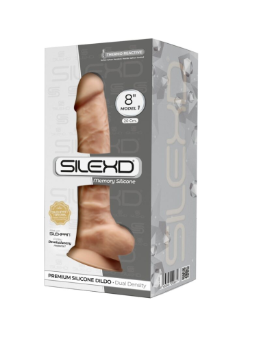 SILEXD - MODELO 1 PENE REALÍSTICO SILICONA PREMIUM SILEXPAN 20 CM