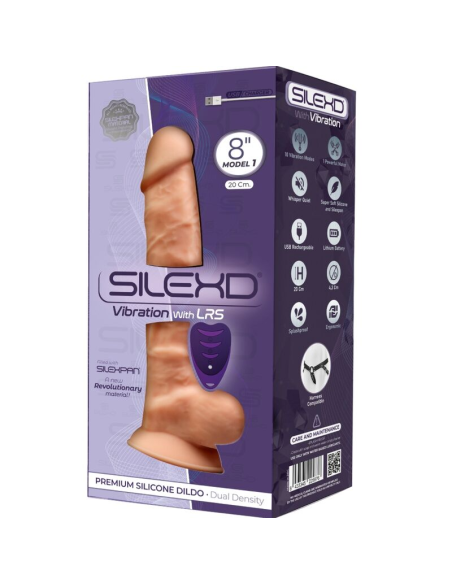 SILEXD - MODELO 1 PENE REALÍSTICO VIBRADOR SILICONA PREMIUM SILEXPAN CONTROL REMOTO 20 CM