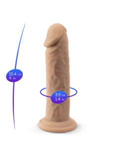 SILEXD - PENE REALÍSTICO MODELO 2 SILICONA TERMOREACTIVO 15.4 CM