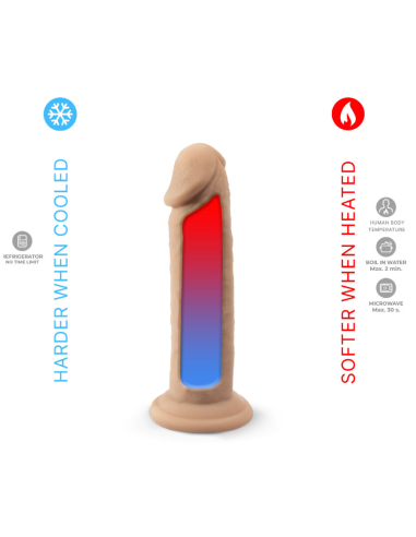 SILEXD - PENE REALÍSTICO MODELO 2 SILICONA TERMOREACTIVO 15.4 CM