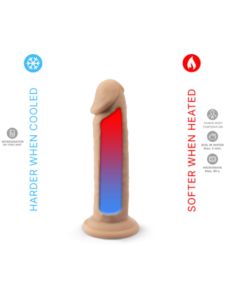 SILEXD - PENE REALÍSTICO MODELO 2 SILICONA TERMOREACTIVO 15.4 CM