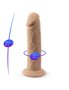 SILEXD - PENE REALÍSTICO MODELO 2 SILICONA PREMIUM TERMOREACTIVO 15.4 CM