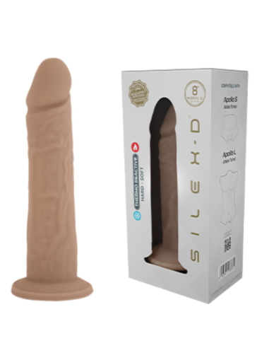 SILEXD - PENE REALÍSTICO MODELO 8 SILICONA LÍQUIDA 20.6 CM