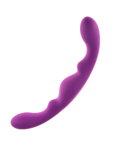 ALIVE - LUNA DILDO DOBLE PENETRACIÓN SILICONA VIOLETA 25 CM