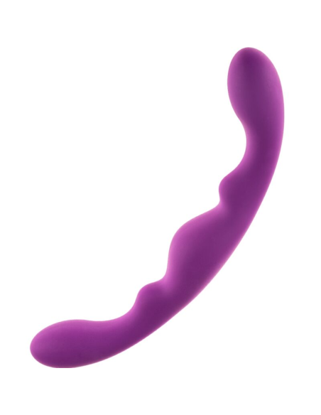ALIVE - LUNA DILDO DOBLE PENETRACIÓN SILICONA VIOLETA 25 CM