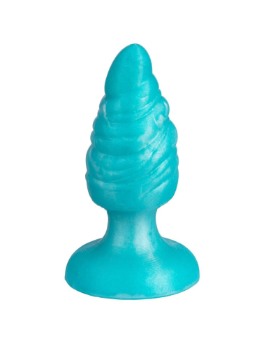 SILEXD - MELTY PLUG ANAL FANTASY SILICONA LIQUIDA TERMOREACTIVO AZUL CELESTE 9.2 CM