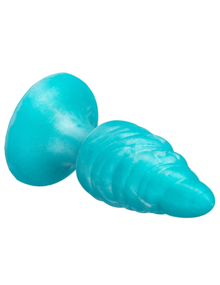 SILEXD - MELTY PLUG ANAL FANTASY SILICONA LIQUIDA TERMOREACTIVO AZUL CELESTE 9.2 CM