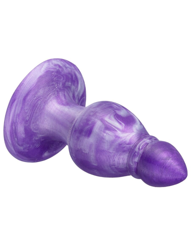 SILEXD - QUEEN PLUG ANAL FANTASY SILICONA LIQUIDA TERMOREACTIVO LILA 9.2 CM