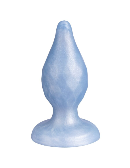 SILEXD - DIAMOND PLUG ANAL FANTASY SILICONA LIQUIDA TERMOREACTIVO AZUL PERLA 9.2 CM