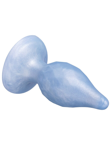 SILEXD - DIAMOND PLUG ANAL FANTASY SILICONA LIQUIDA TERMOREACTIVO AZUL PERLA 9.2 CM