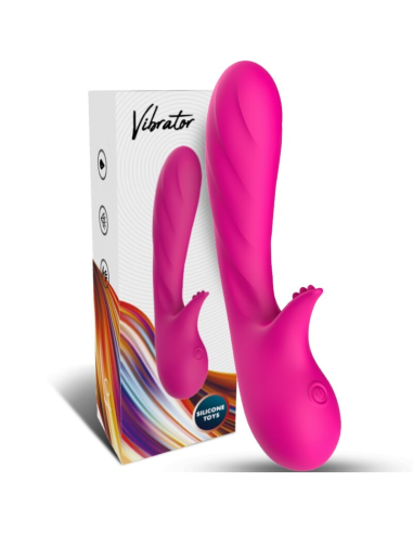 ARMONY - ROMANCE VIBRADOR CON ESTIMULADOR FUCSIA
