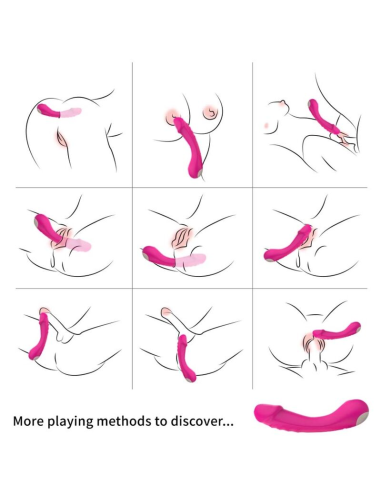 ARMONY - DILDO VIBRADOR PUNTO G SILICONA FUCSIA
