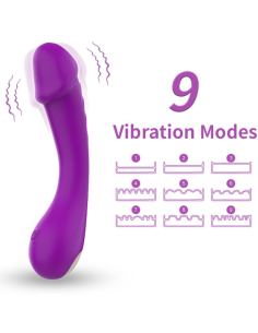 ARMONY - DILDO VIBRADOR PUNTO G SILICONA VIOLETA