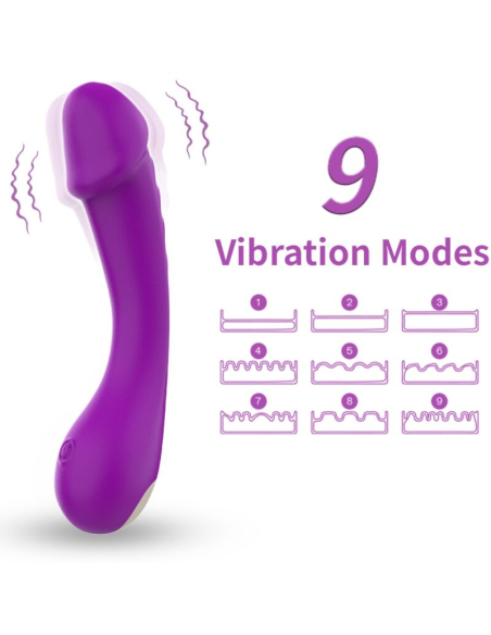 ARMONY - DILDO VIBRADOR PUNTO G SILICONA VIOLETA