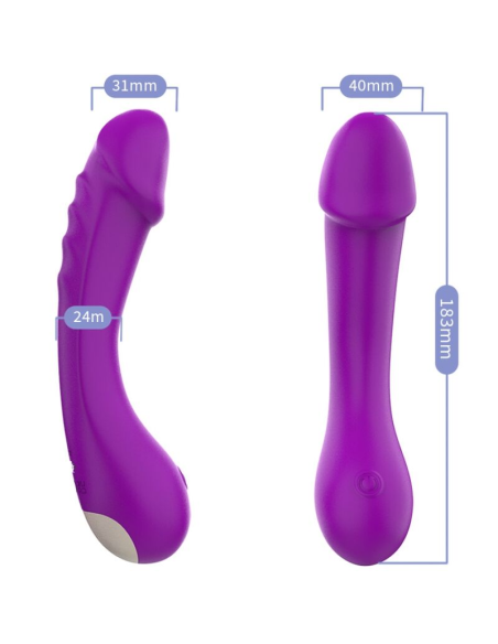 ARMONY - DILDO VIBRADOR PUNTO G SILICONA VIOLETA