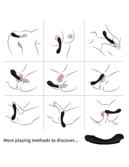 ARMONY - DILDO VIBRADOR PUNTO G SILICONA NEGRO