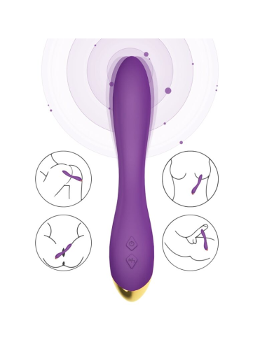 ARMONY - FLAMINGO VIBRADOR MULTIPOSICION VIOLETA